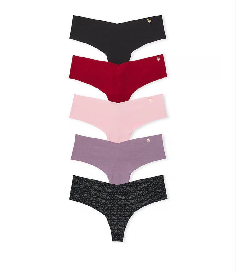 Безшовні трусики 5-pack no-show thong panties, XS