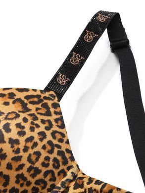 Леопардовий бюстгальтер shine strap push-up bra, 34C