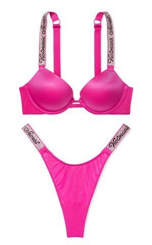 Комплект белья со стразами very sexy push-up bra. 32B+ S