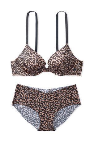 Комплект белья Sexy Tee Push-Up Bra леопардовый