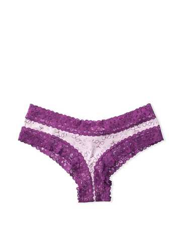 Victoria's Secret Lace Waist Cotton Cheeky Panty