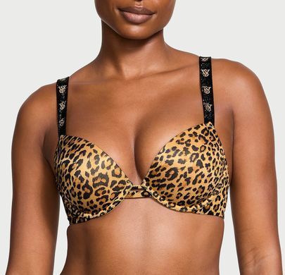 Леопардовий бюстгальтер shine strap push-up bra, 34C