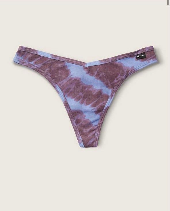 Трусики Pink Victoria’s Secret Cotton Thong Panty