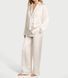 Сатинова піжама luxe satin double-breasted pj set, M