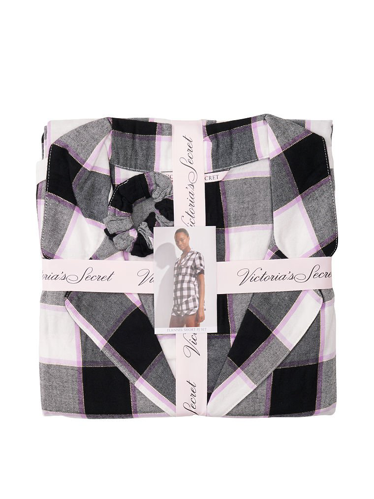 Фланелевая пижама Flannel Short Pj Set с шортами, XS