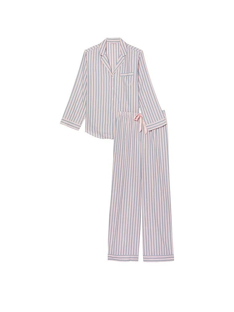 Пижама фланелевая flannel long pajama set, L