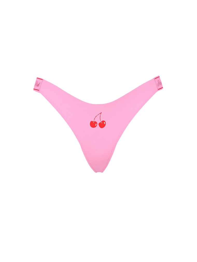 Трусики logo cotton shine nigh-leg thong panty, S