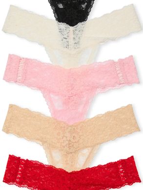 Мереживні трусики 5-pack lace thong panties, S