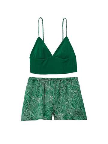 Пижама modal cami top and satin short set, XS