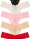 Мереживні трусики 5-pack lace thong panties, S