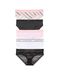 Набір бавовняних трусиків 5-pack logo cotton hiphugger panties, XS