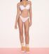 Трусики logo cotton shine high-leg thong panty, L