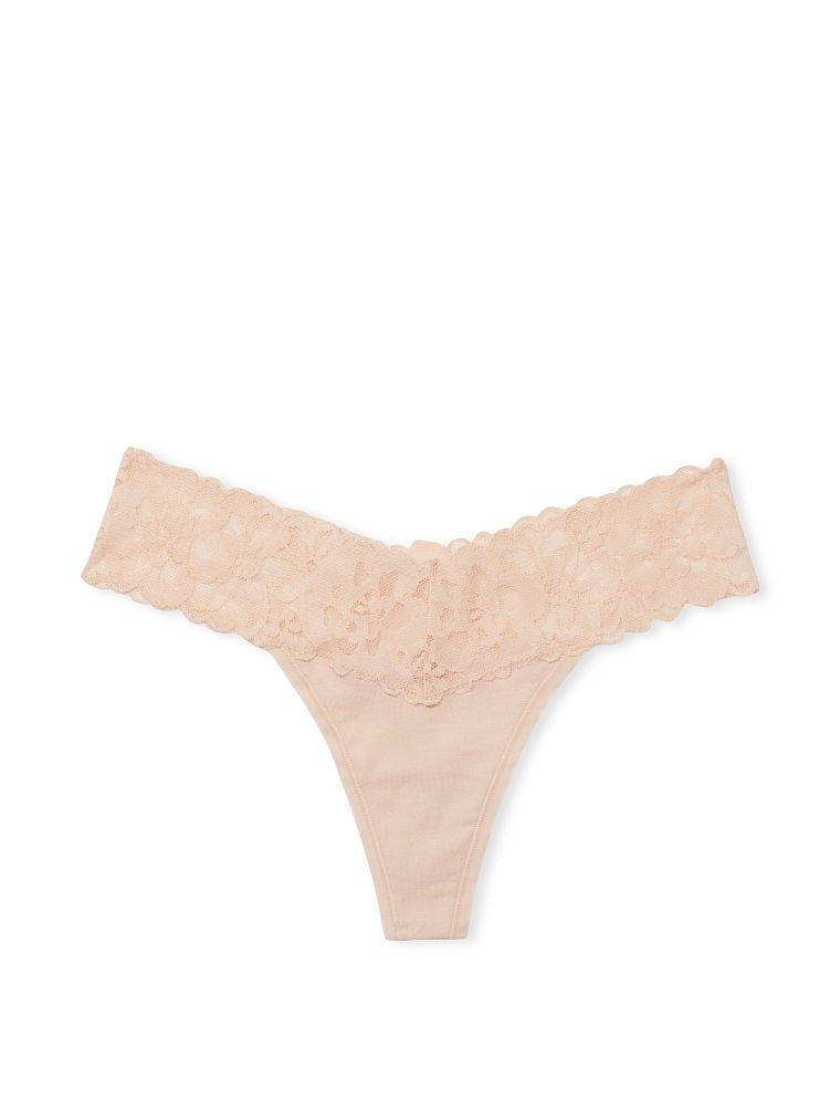 Трусики Lacie Lace-Up Thong Panty Victoria’s Secret, M