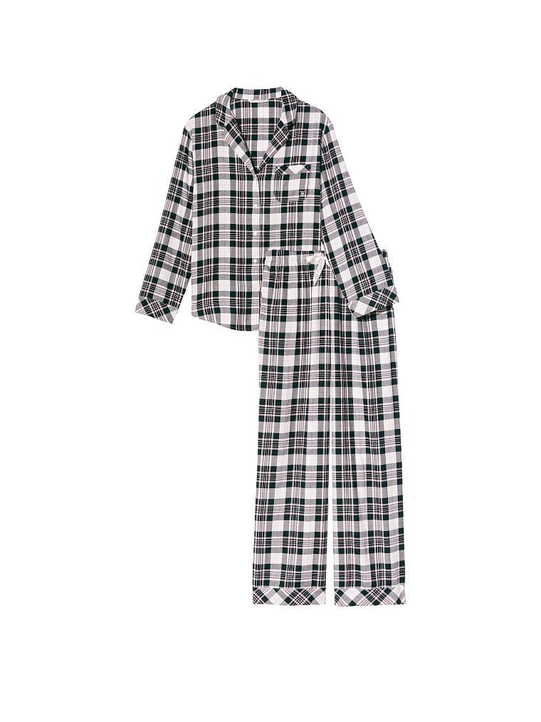Пижама фланелевая Flannel Long PJ Set, XS