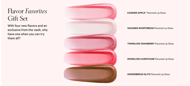 Набір блисків 5-piece holiday lip gloss gift set