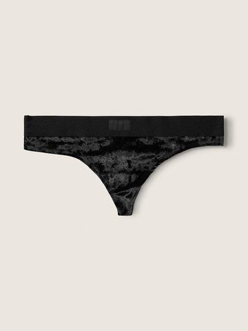 Трусики оксамитові Velvet Thong Underwear Pink, XS
