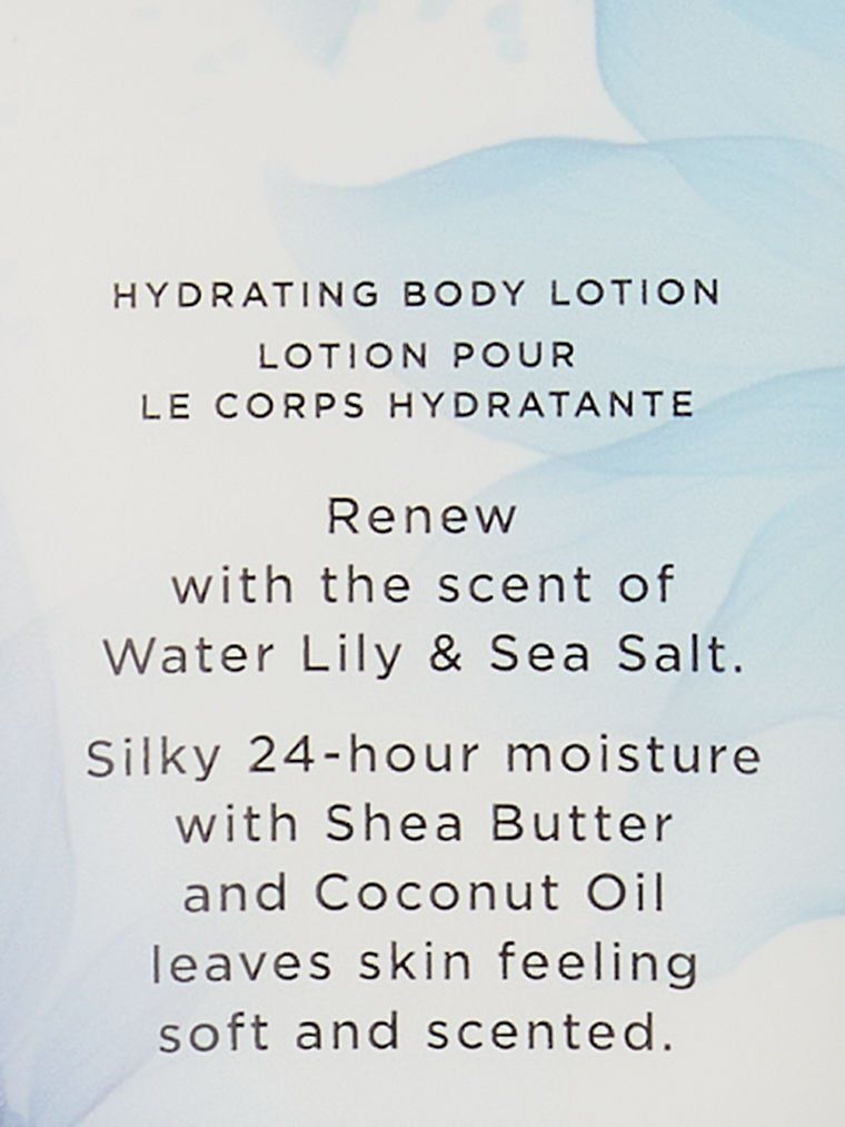 Лосьон для тела Water Lily Sea Salt Natural Beauty Hydrating Body Lotion Victorias Secret