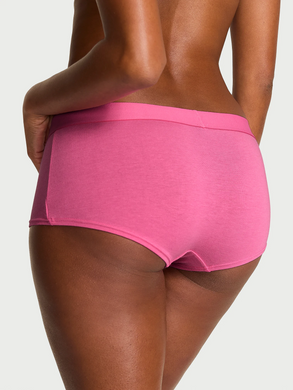 Трусики logo cotton high-waist boyshort panty, XS
