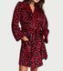 Плюшевый халат logo short cozy robe