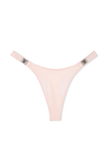 Трусики со стразами scattered shine thong panty, L