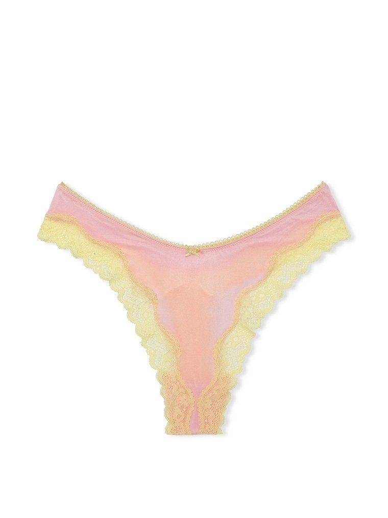 Трусики tease high-leg scoop thong panty, L