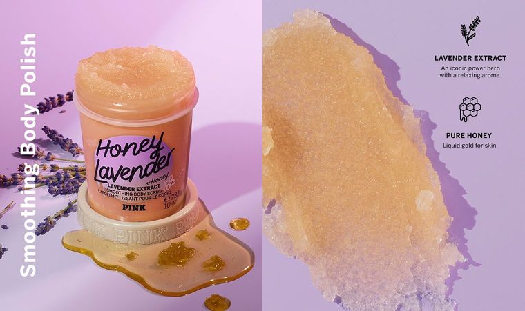 Скраб для тіла Honey Lavender Smoothing Body Scrub with Pure Honey and Lavender Extract