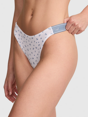 Трусики logo cotton shine nigh-leg thong panty, S
