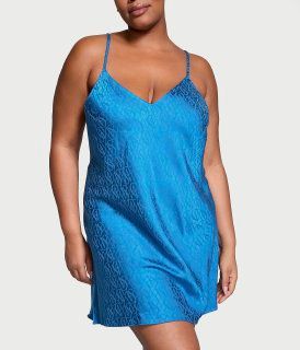 Пеньюар icon satin open-back slip, S