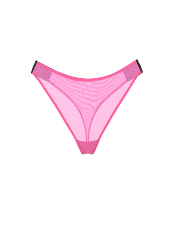 Трусики logo mesh high-leg thong panty, M