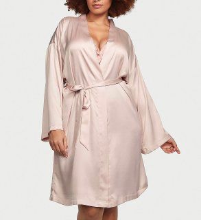 Сатиновый халат satin midi robe, XS/S