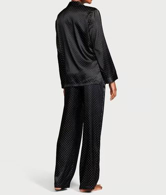 Пижама dew drop satin long pajama set с камнями, XL