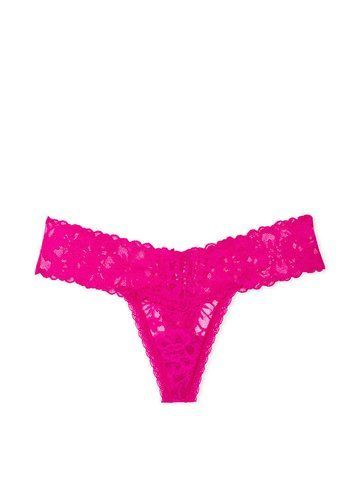 Трусики Lacie Lace-Up Thong Panty Wicked Rose , M