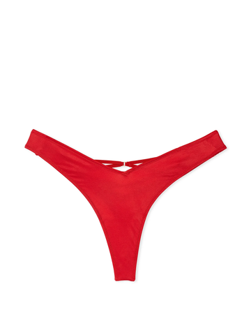 Трусики strappy back high-leg thong panty, S