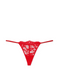 Мереживні трусики зі стразами v-string panty, S
