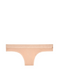 Трусики Victoria’s Secret Logo Cotton Thong Panty бежевые, XL