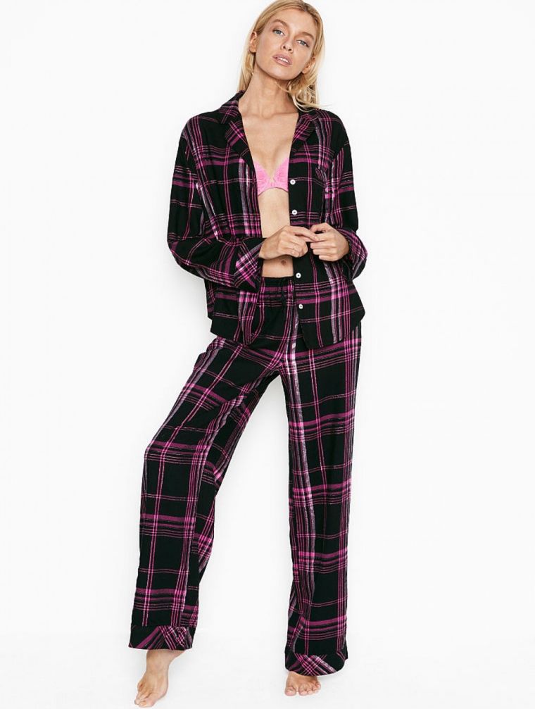 Пижама фланелевая Flannel Long Pj Set, М