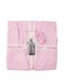 Фланелевая пижама с шортами розовая полоска, L