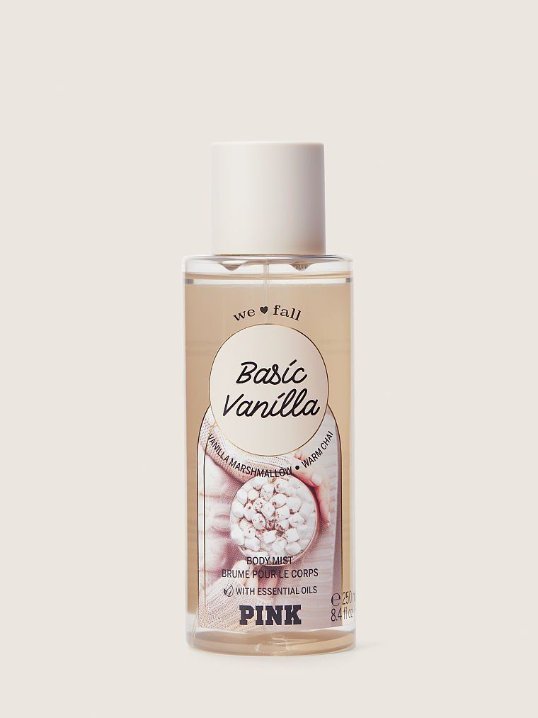 Спрей для тела Basic Vanilla Fragrance Mist Pink