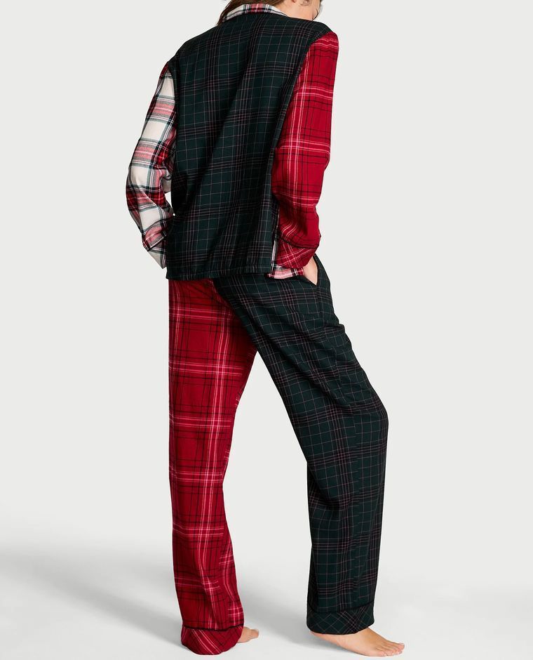 Піжама фланелева flannel long pj set, S