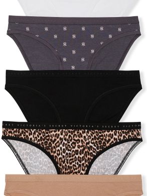 Набір бавовняних трусиків 5-pack stretch cotton bikini panties, M