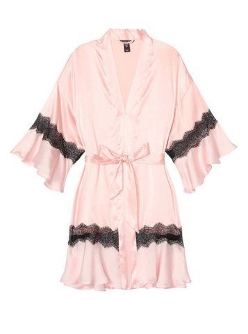 Сатиновий халат Satin & Lace Robe