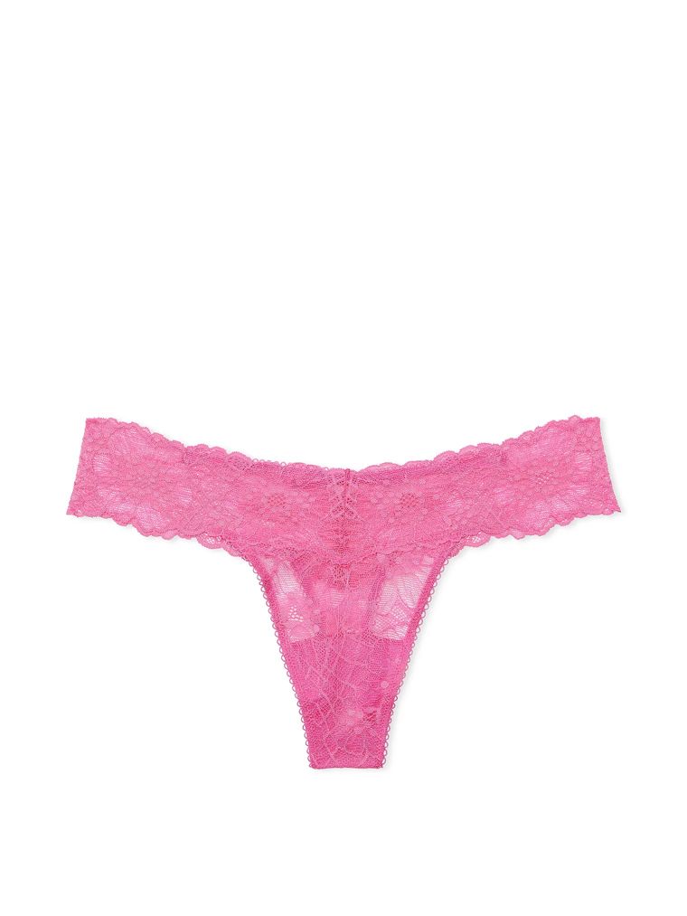 Трусики кружевные lace thong panty, M