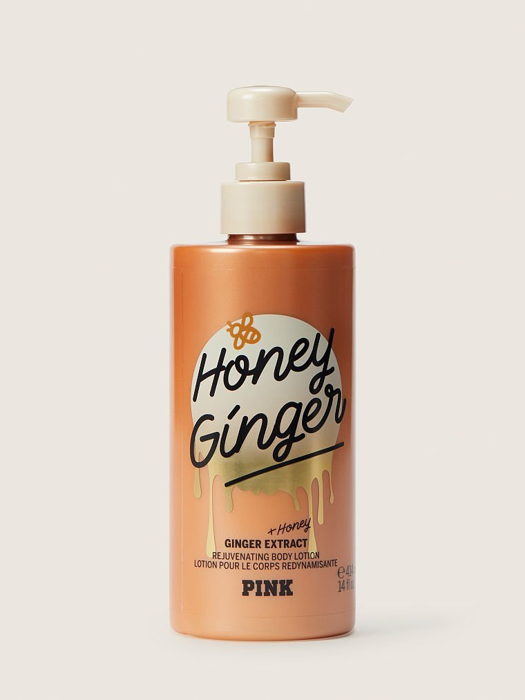 Лосьйон для тіла з дозатором Honey Ginger Refreshing Body Lotion Pink