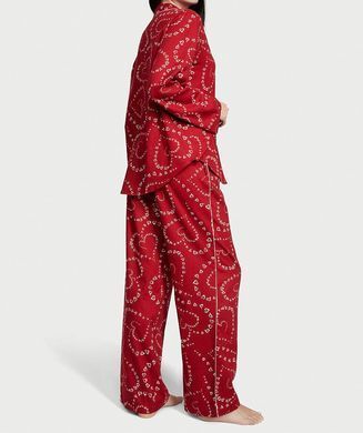 Пижама фланелевая flannel long pajama set, XS