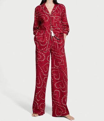 Пижама фланелевая flannel long pajama set, XS