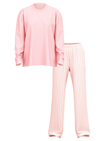Піжама flannel long-sleeve tee-jama set, L