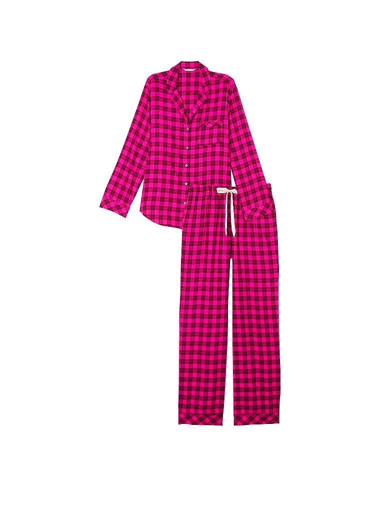 Пижама фланелевая flannel long pajama set, XL