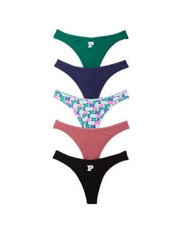 Набор трусиков 5- pack cotton thong panties, S
