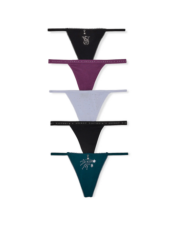 Набор трусиков lace-waist v-string panties, L