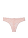 Трусики з колекції Body By Victoria Lace Front Ribbed Thong Panty Victoria’s Secret, XL